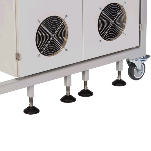 Pump Total Isolation Solution (TIS) for mobile laboratory benches